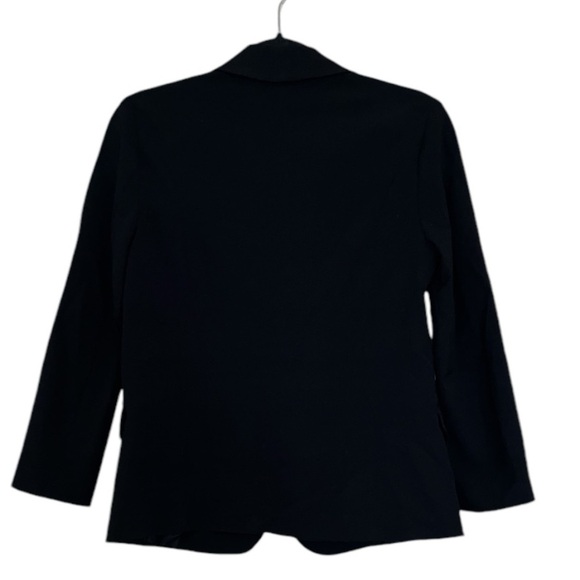 dRA blazer medium black Anthropologie business career wear prep Ivy League - Picture 2 of 9